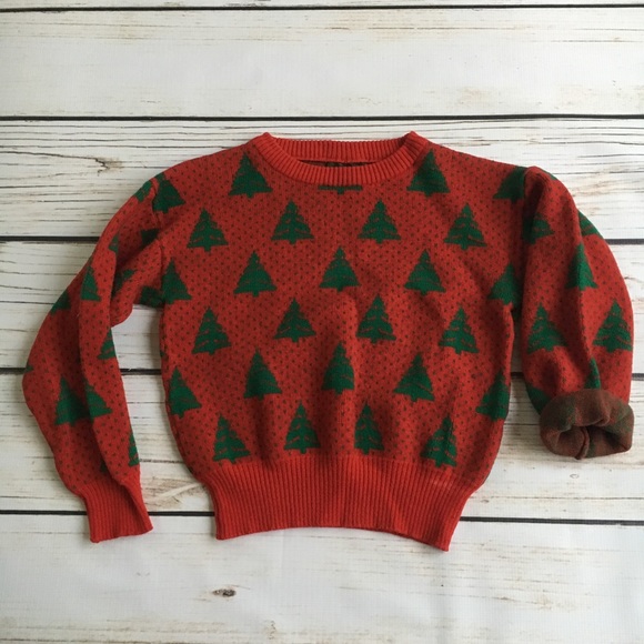 Christmas Tree Sweater 🌲 Crop Sweater Sz S - Picture 6 of 8